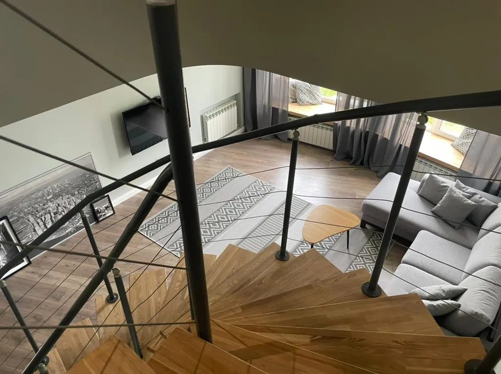 Двухуровневая квартира с панорамным видом на Казанский Кремль