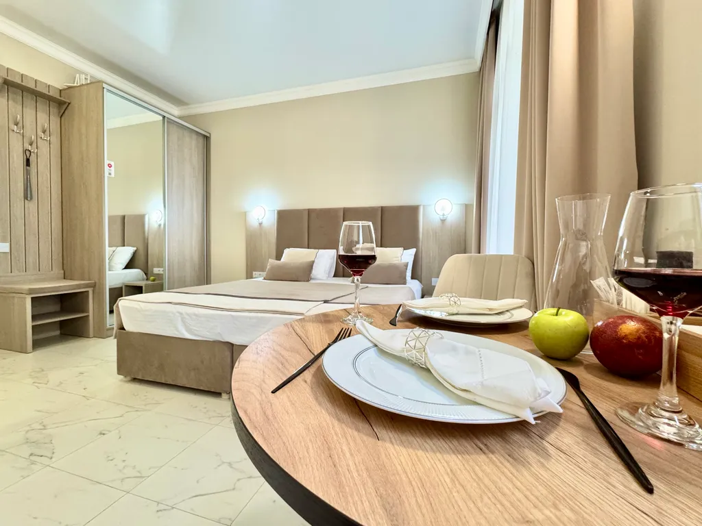 Квартира Квартира Комфорт с видом на горы и балконом — Лазаревское