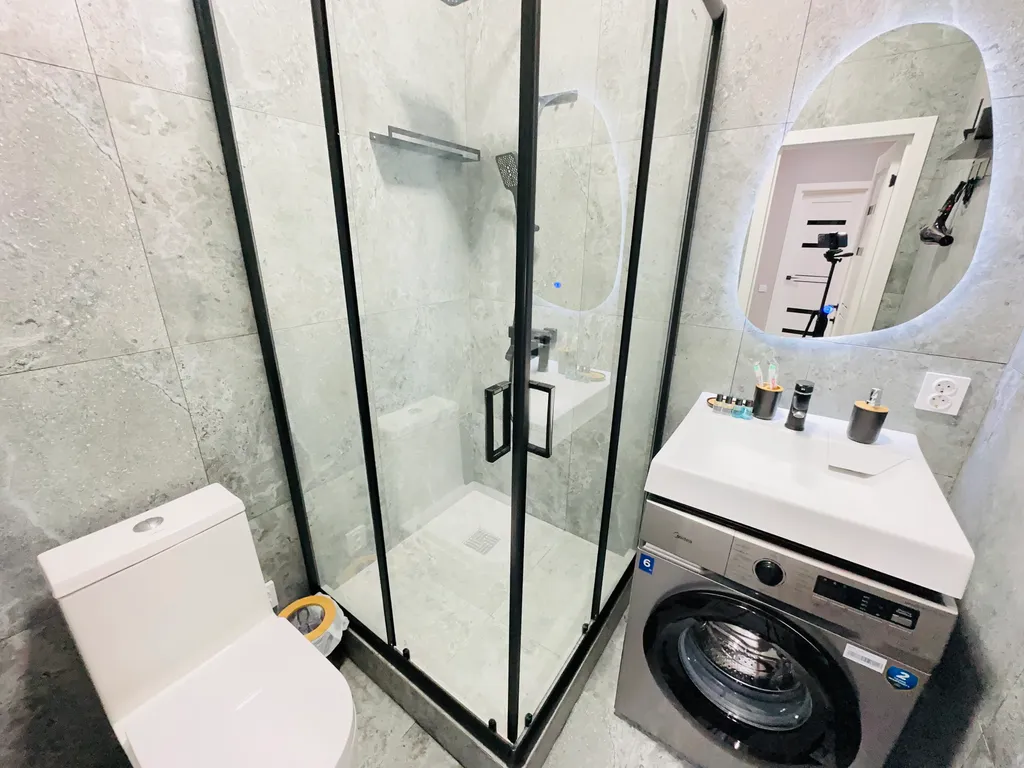 Двухкомнатная квартира с видом на город