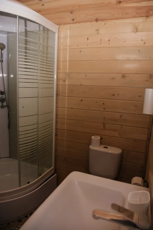 Сканди-дом с видом на озеро и лес