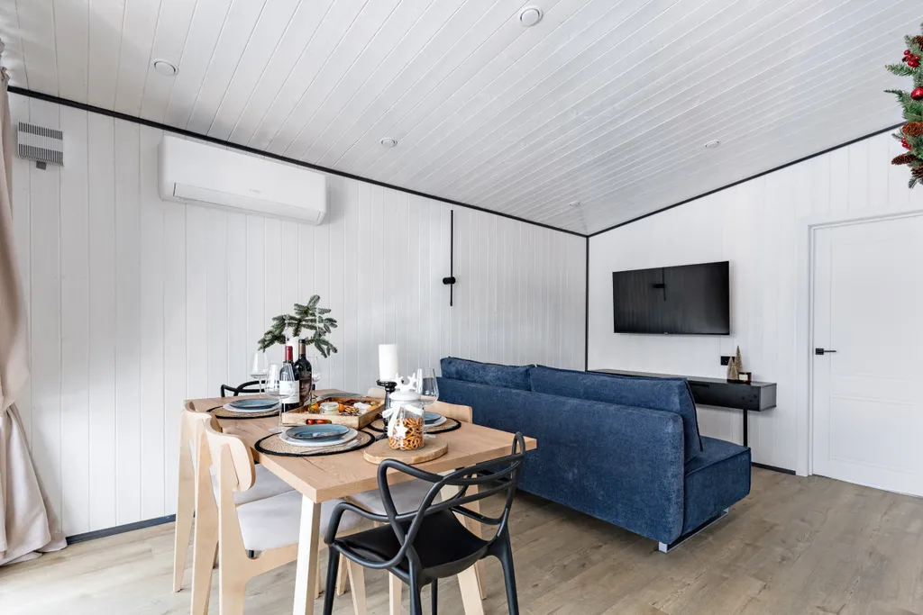 Семейный коттедж с 2 спальнями и мангальной зоной