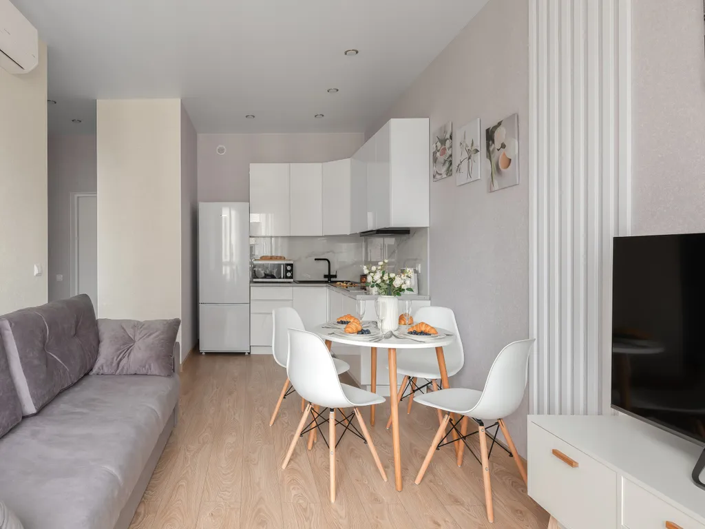 Квартира Новые дизайнерские апартаменты Tulip House с отдельной спальней — Москва