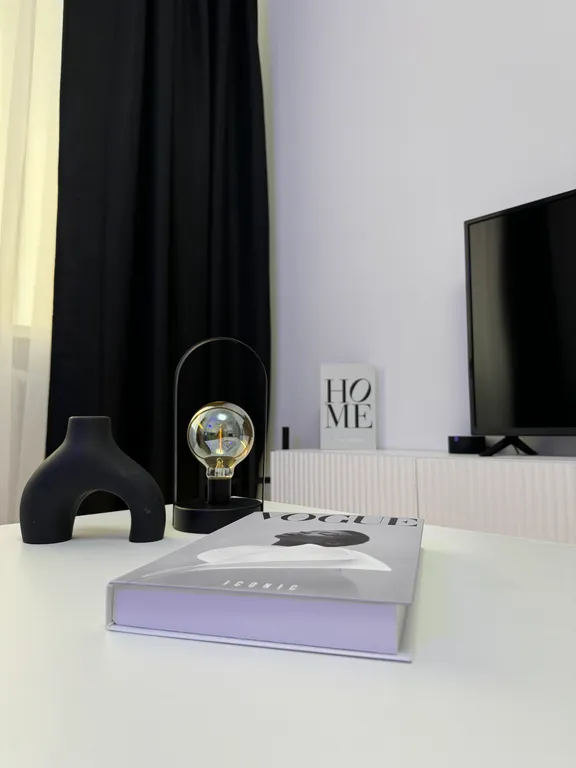 Стильная квартира с видом на колесо Обозрения