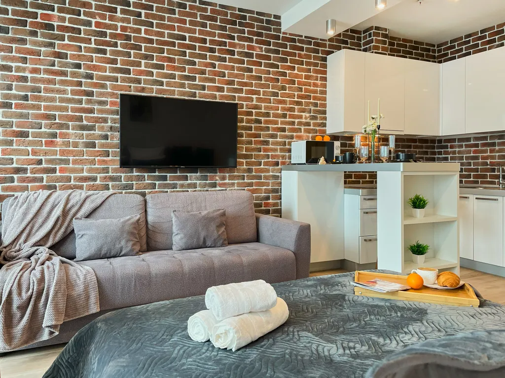 Квартира Улучшенные Loft видовые апартаменты метро ЦСКА 3 мин — Москва