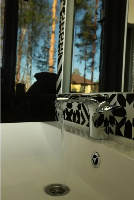 Дизайнерский коттедж с садом на крыше