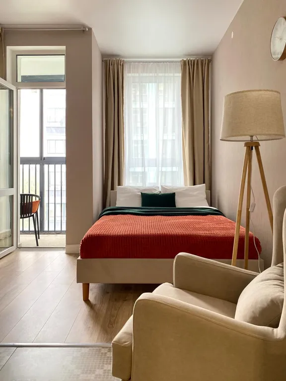 Квартира Квартира Уютная студия в ЖК Прокшино — Москва
