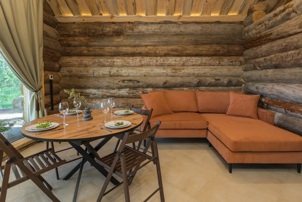 Коттедж из сосны Кело с видом на озеро