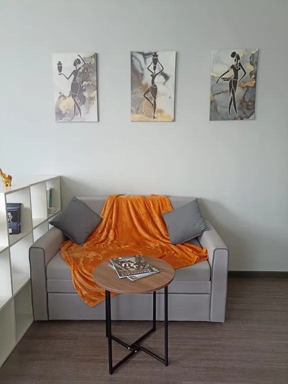 Новая уютная студия с видом на Волгу в центре