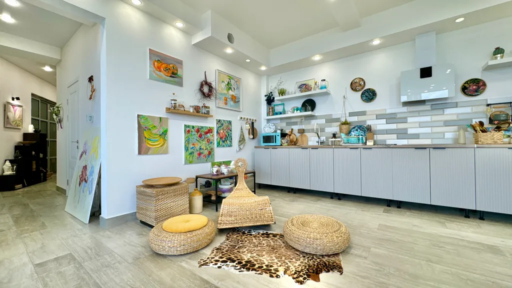 Квартира с дизайнерским ремонтом и видом на море Восход Ялта