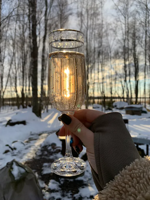 Коттедж с горячей купелью рядом с Выборгом