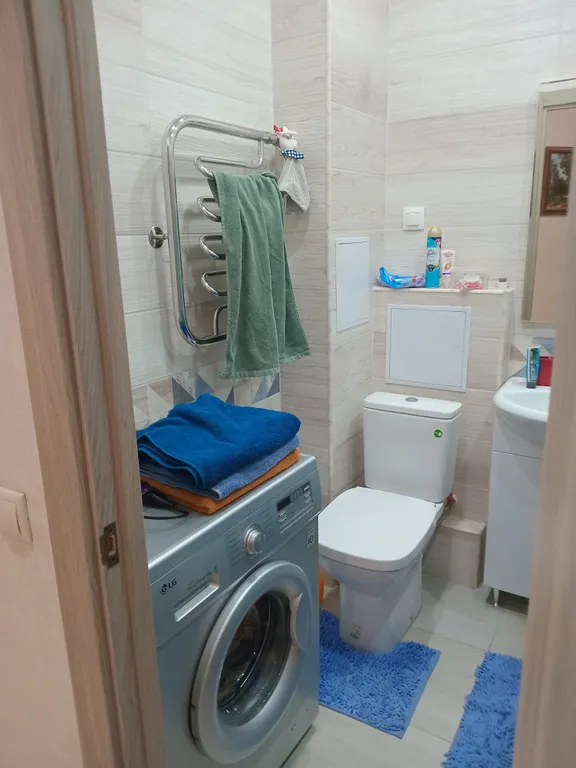 Уютная однокомнатная квартира напротив речки Великая