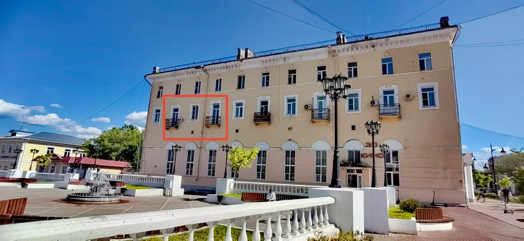 Квартира с 2 балконами, ПАРКОВОЧНЫМ местом и видом на водонапорную баш