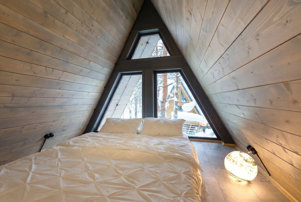 Домик 4 A-Frame с купелью 60 м2