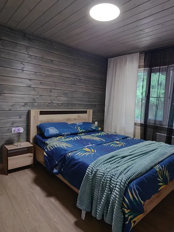 Уютный домик у леса с чаном