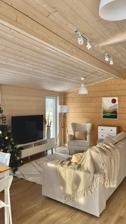 Уютный барнхаус в скандинавском стиле у горнолыжного курорта Сорочаны