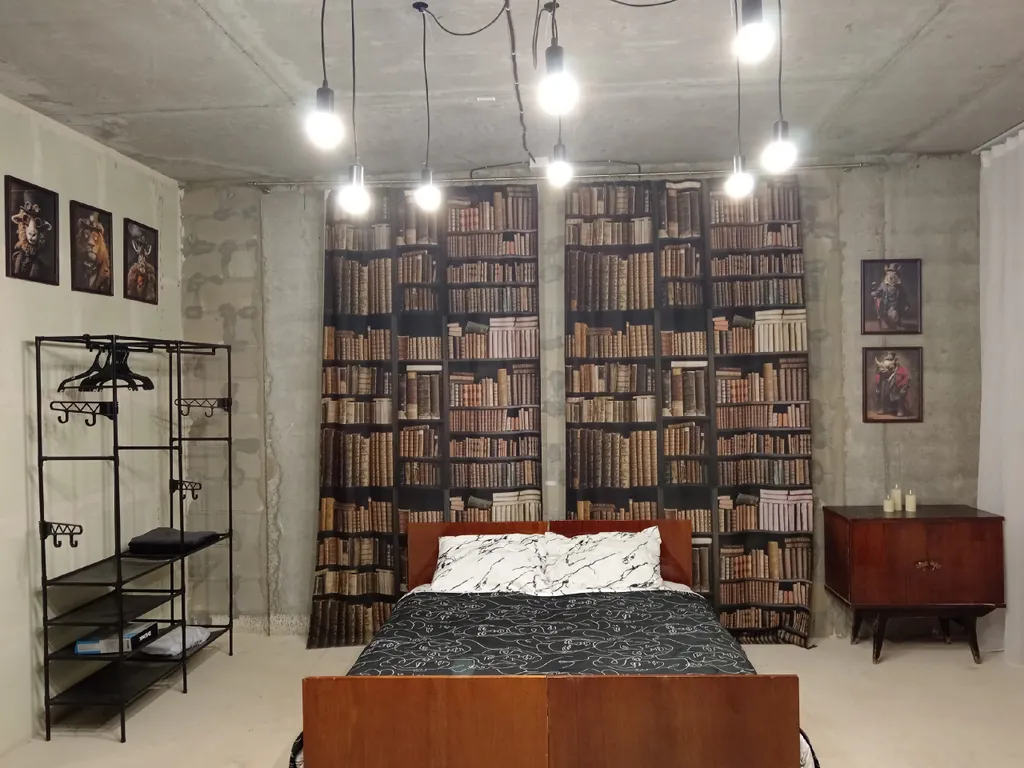 Креативная студия лофт с видом на озеро