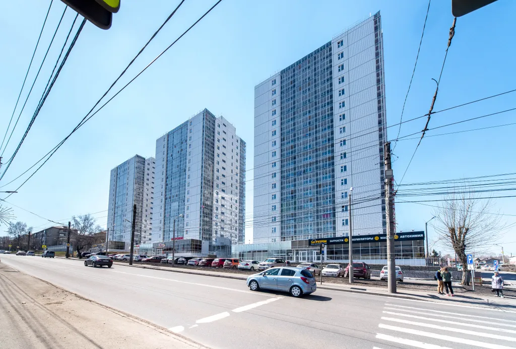 Квартира Квартира Студия на 17 этаже с красивым видом на город — Красноярск