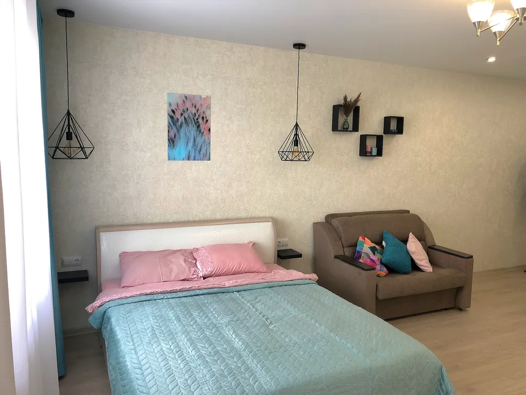 Уютная квартира-студия в железнодорожном районе