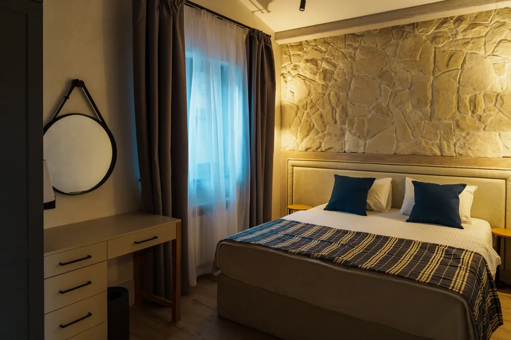 ШАЛЕ №4(1-ЭТАЖ) 70 м² до 5 мест