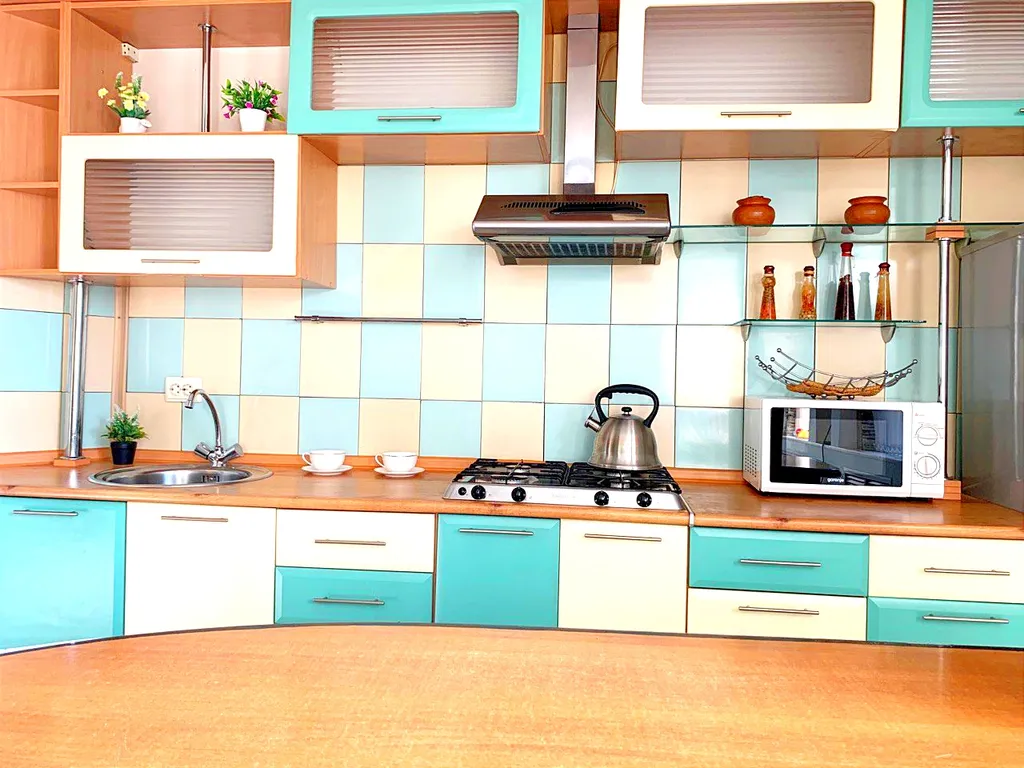 Двухкомнатная квартира с кондиционером в центре города