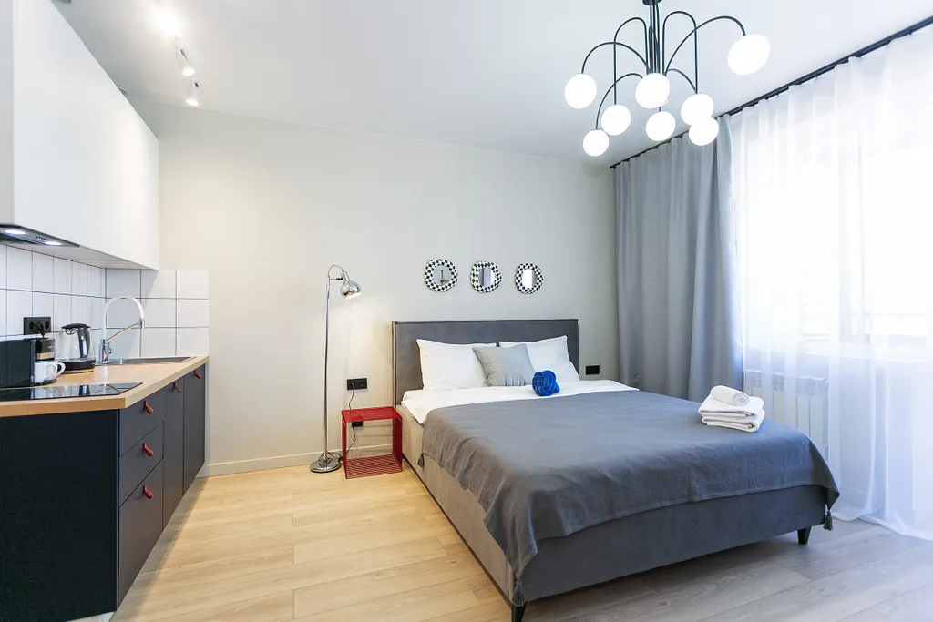 Квартира Уютная квартира-студия с видом на технопарк — Новосибирск