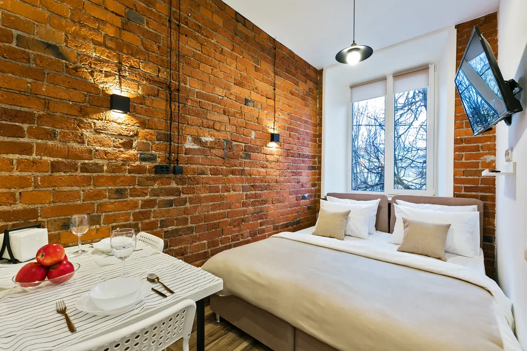 Квартира Современная студия с видом на городские огни — аренда посуточно в Подольск