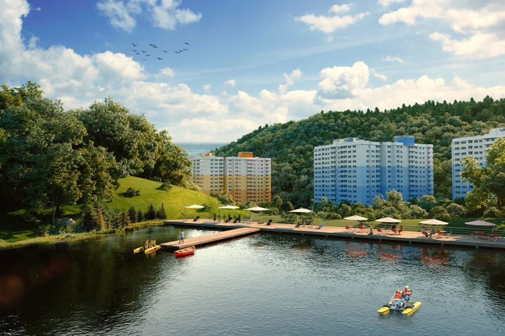 Квартира Уютные апартаменты Abri Luxe в Министерских озерах — Раздольное