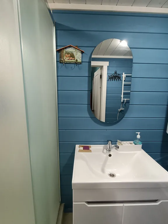 Экодом "Бирюза" с камином