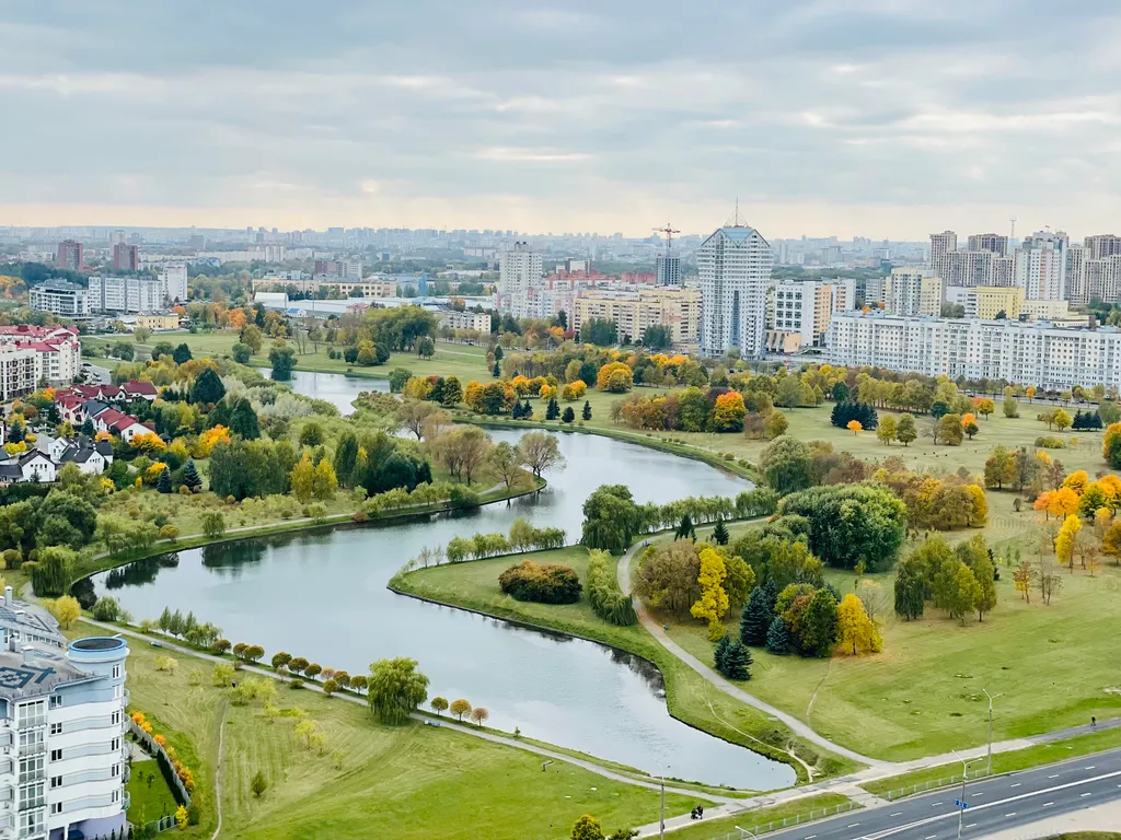 Квартира Маяк Минска. 24 этаж. Новая дизайнерская квартира. — Минск