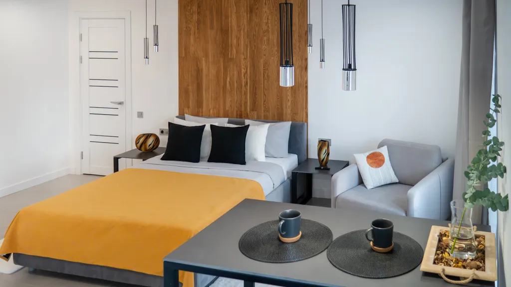 Светлая и стильная студия прямо в сердце города