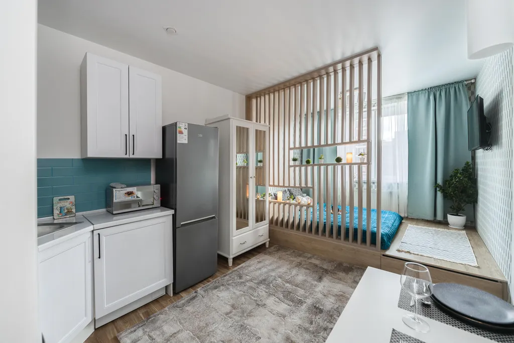 Аппартаменты Blue с кроватью-подиумом