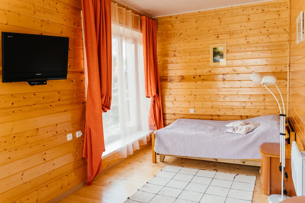 Дом на Сямозере у пляжа