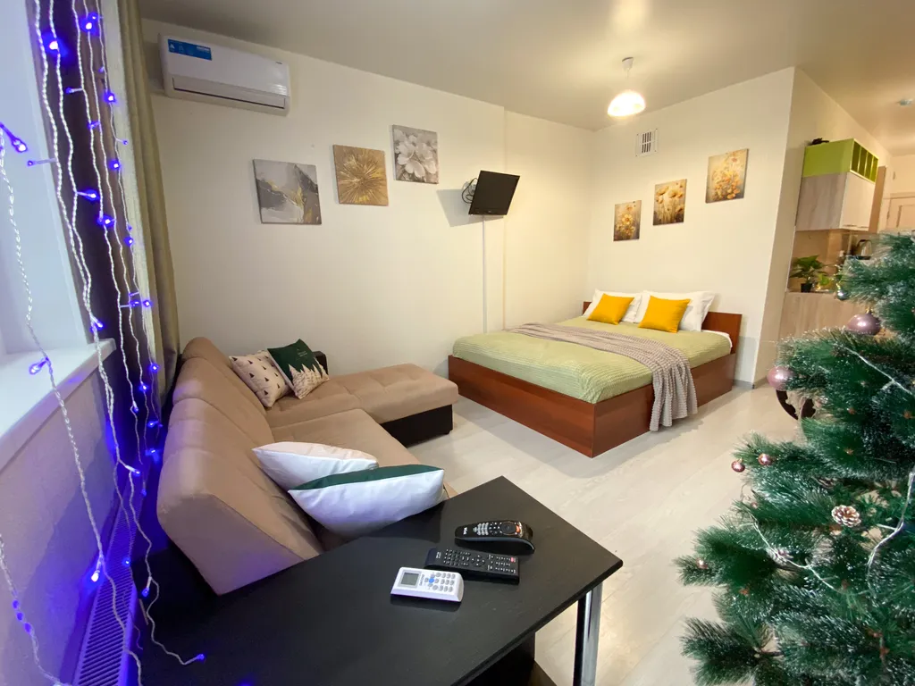 Квартира Светлая студия в новом ЖК у парка Молодёжный — аренда посуточно в Ульяновск