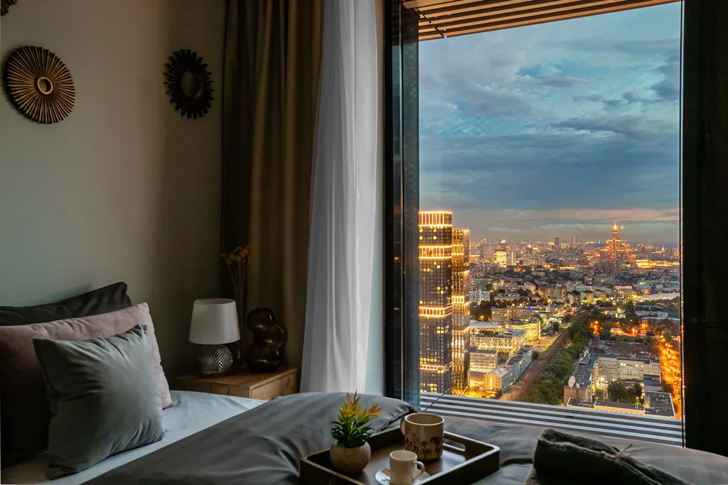 Квартира Квартира Бизнес класс на 52 этаже, умный дом и потрясающий вид на Москву — Москва