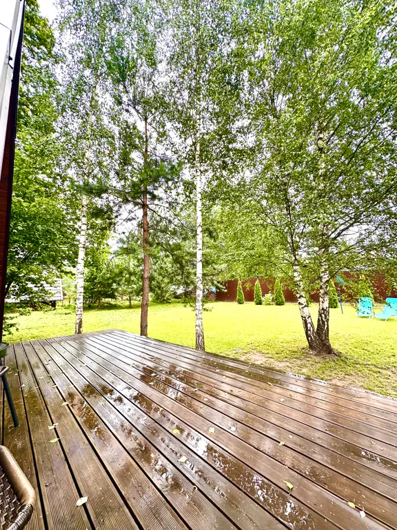 Треугольный домик под Минском с сауной и горячей купелью