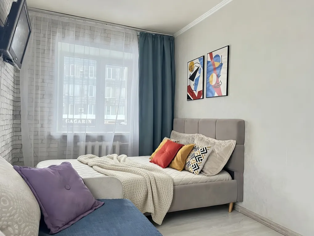 2-комнатная квартира в центре не берем оплату за уборку — аренда посуточно в Калуга