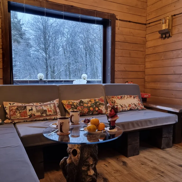 Дом Talotonttu на холме в окружении леса