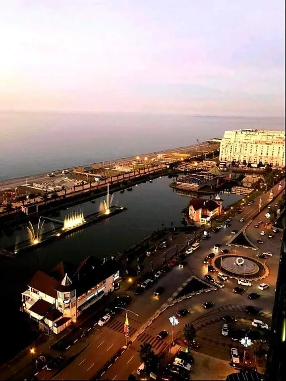 Апартаменты в Орби Сити в центре с видом на море и танцующие фонтаны