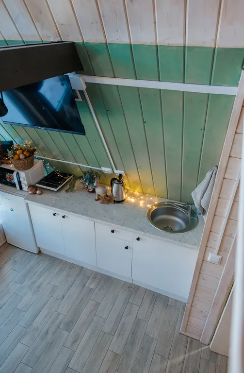 Коттедж Уютный A-frame дом с видом на горы — Шерегеш