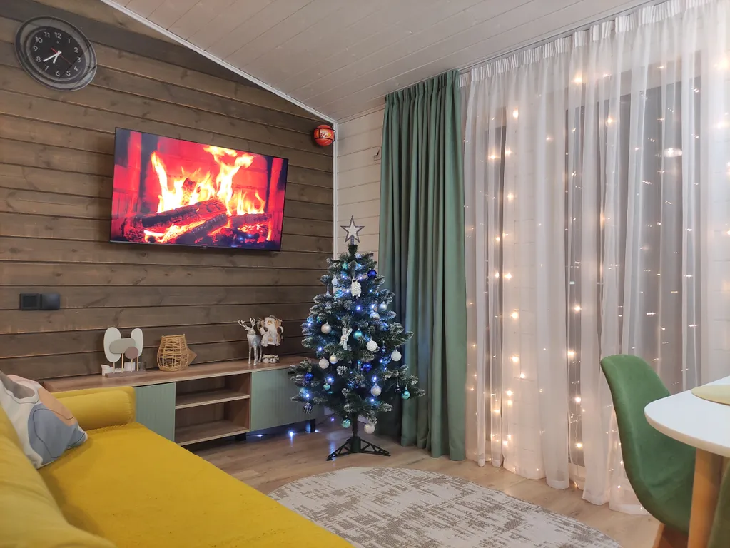 Стильный barnhouse с сауной