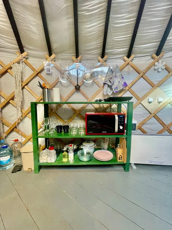 Коттедж Коттедж Юрта Ретрит с баней — Можайск