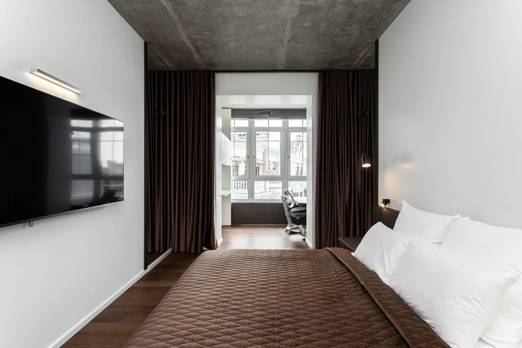 Квартира на первой береговой линии с видом на море в стиле лофт