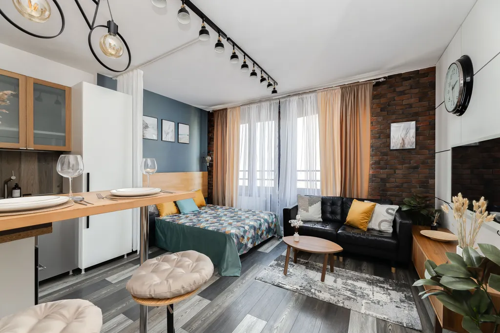 Квартира Квартира Апартамент Loft Sky View с видом на Останкинскую башню — Москва