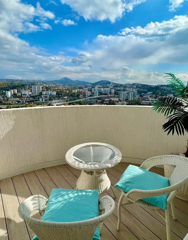 Квартира Квартира Студия в центре с террасой Сияние Сочи — Сочи