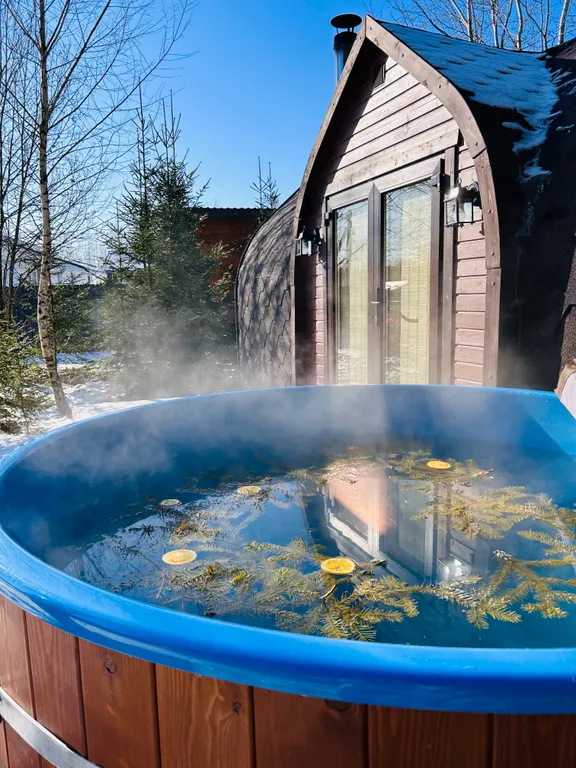 Коттедж Уютный Домик с камином, баней и купелью — Истра