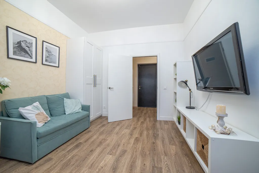 1-комнатная квартира в 5 минутах от метро Чкаловская для 4х гостей