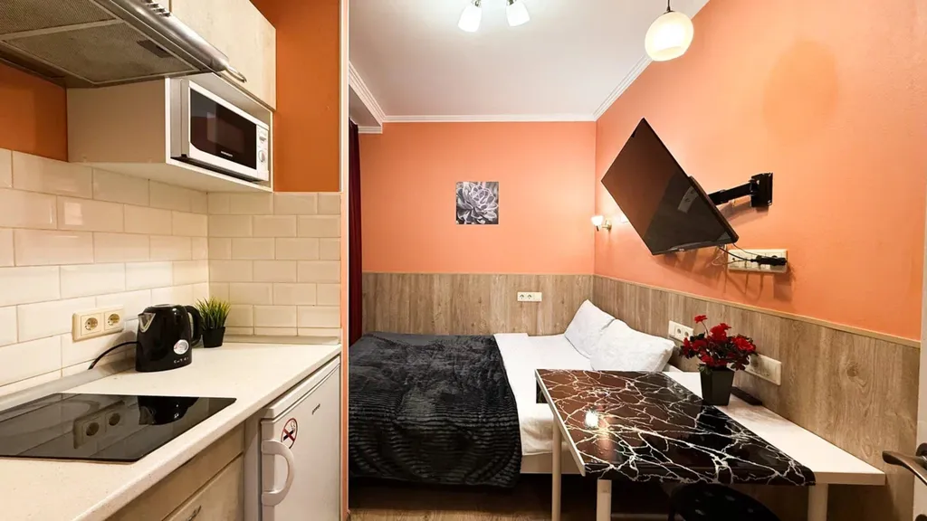 Квартира Квартира Уютная студия в ЖК «Город» — Москва