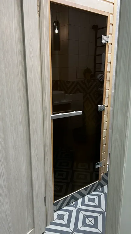 Уютная студия с дизайнерским ремонтом и сауной