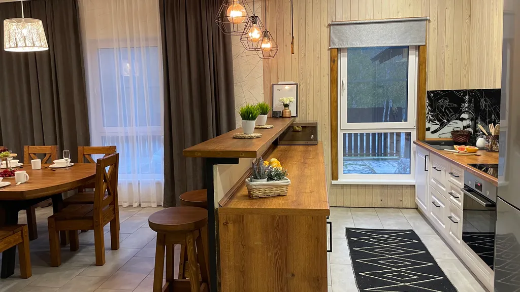 Yousinn, шале lucky house рядом с горнолыжкой манжерок, сауна