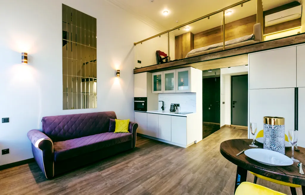 Квартира Квартира Двухуровневая студия в самом центре — Москва